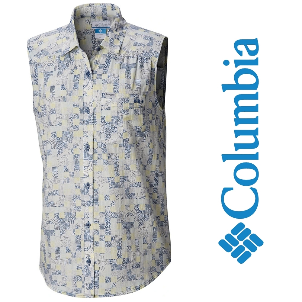 NEW Columbia Sun Drifter II Sleeveless Button Down